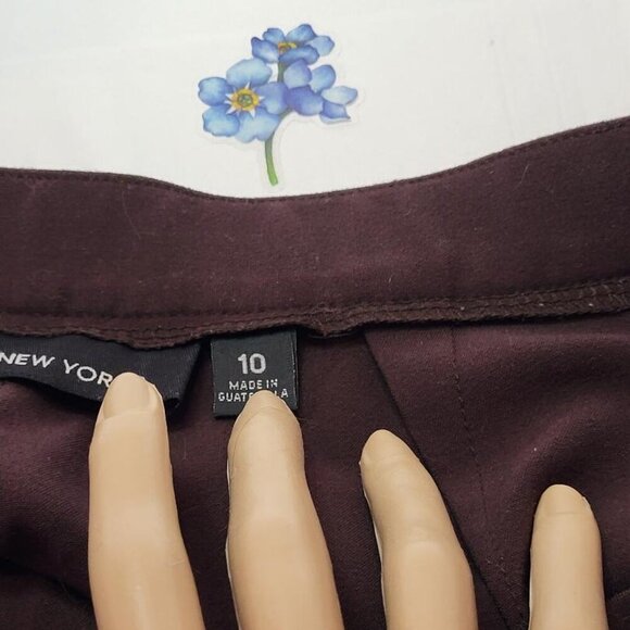 Brigg's NY,  Women's Brown Dress Pants, Size 10, Not Worn - Picture 3 of 6